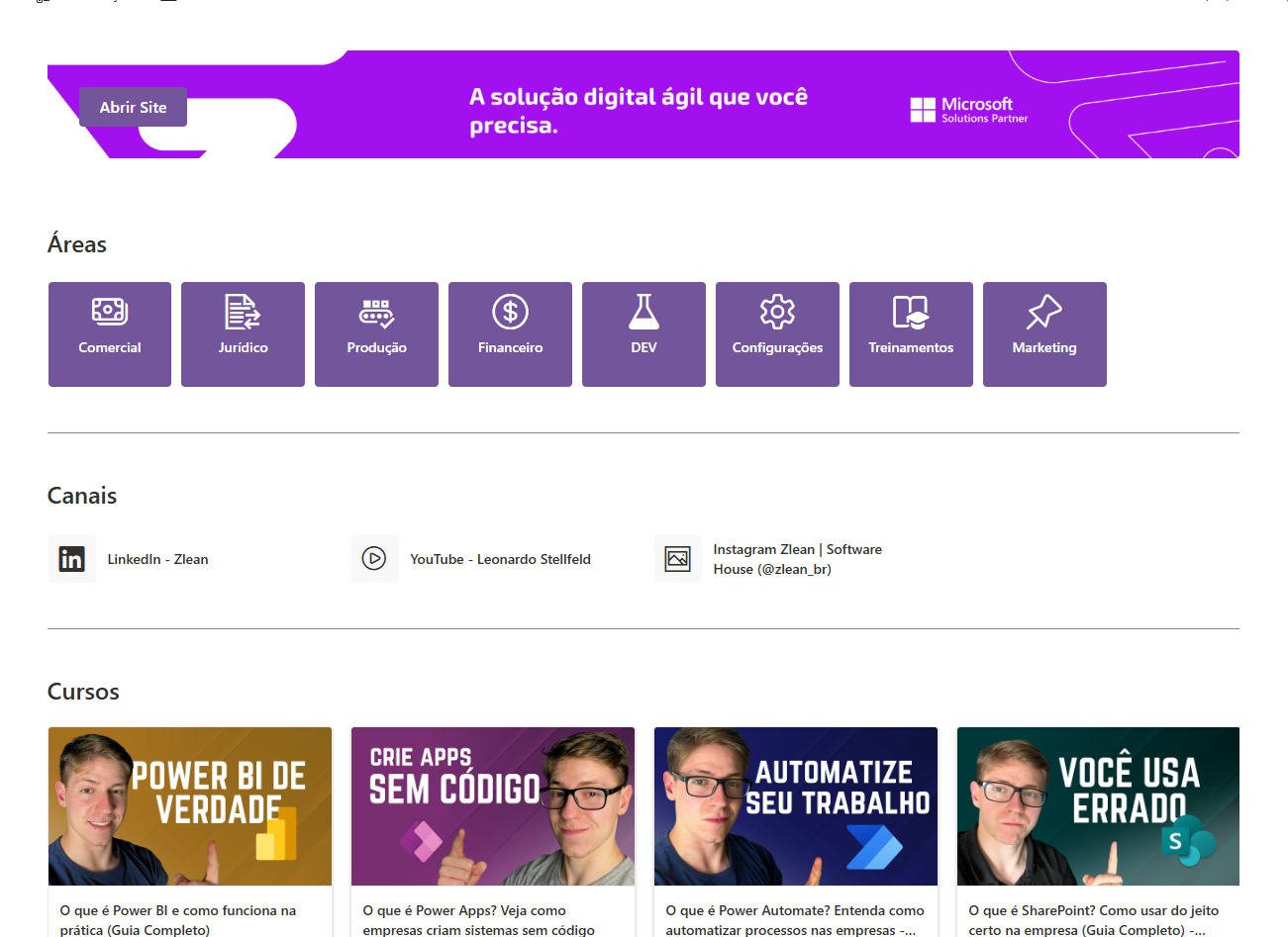 Portais SharePoint